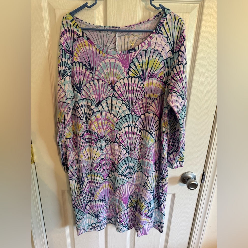 HTF Lilly Pulitzer Pastel Shell Print Dress